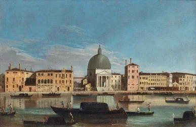 Grand Canal with the Church of San Simeone Piccolo